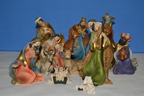 PRESEPE DORATO STILIZZATO