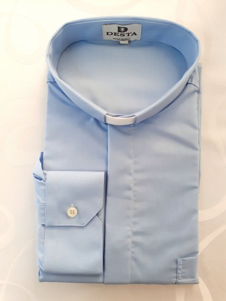 CAMICIA M/L CELESTE