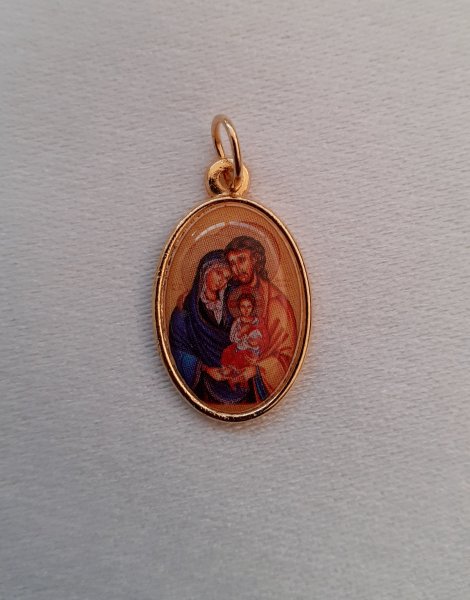 MEDAGLIA OVALE SACRA FAMIGLIA